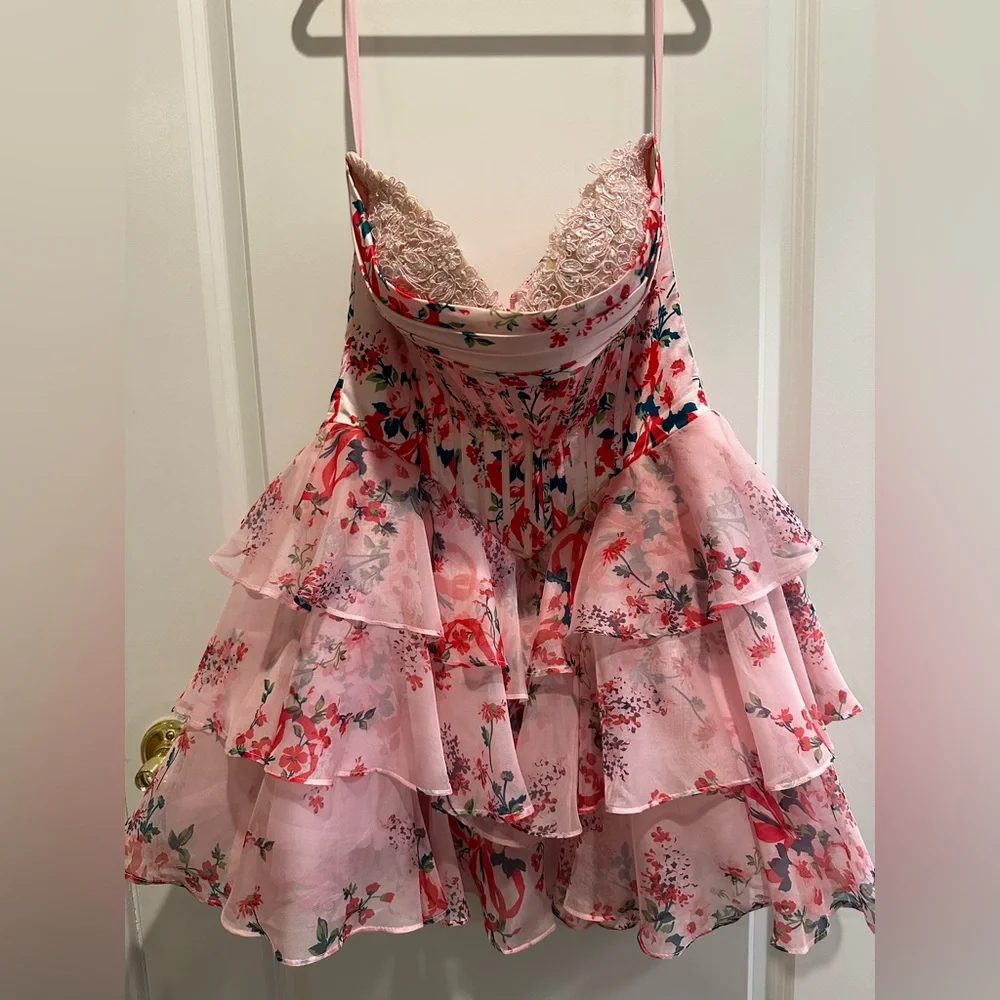 Floral Pink Dress - Picture 1 of 4